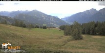 Archiv Foto Webcam Blick von Mecki&#39;s Alm Hütte auf der Faschingalm 17:00