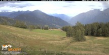 Archiv Foto Webcam Blick von Mecki&#39;s Alm Hütte auf der Faschingalm 19:00