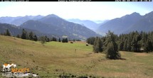 Archiv Foto Webcam Blick von Mecki&#39;s Alm Hütte auf der Faschingalm 09:00