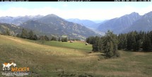 Archiv Foto Webcam Blick von Mecki&#39;s Alm Hütte auf der Faschingalm 08:00