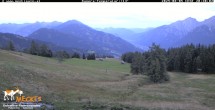 Archiv Foto Webcam Blick von Mecki&#39;s Alm Hütte auf der Faschingalm 14:00