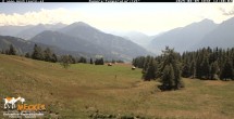 Archiv Foto Webcam Blick von Mecki&#39;s Alm Hütte auf der Faschingalm 11:00
