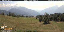 Archiv Foto Webcam Blick von Mecki&#39;s Alm Hütte auf der Faschingalm 11:00