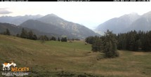 Archiv Foto Webcam Blick von Mecki&#39;s Alm Hütte auf der Faschingalm 11:00