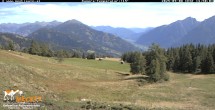 Archiv Foto Webcam Blick von Mecki&#39;s Alm Hütte auf der Faschingalm 11:00