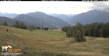 Archiv Foto Webcam Blick von Mecki&#39;s Alm Hütte auf der Faschingalm 14:00