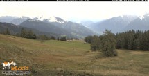 Archiv Foto Webcam Blick von Mecki&#39;s Alm Hütte auf der Faschingalm 13:00