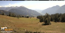 Archiv Foto Webcam Blick von Mecki&#39;s Alm Hütte auf der Faschingalm 11:00