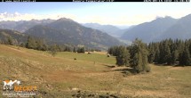 Archiv Foto Webcam Blick von Mecki&#39;s Alm Hütte auf der Faschingalm 13:00