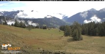 Archiv Foto Webcam Blick von Mecki&#39;s Alm Hütte auf der Faschingalm 11:00