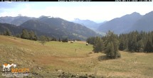 Archived image Webcam View of the Mecki&#39;s Alm mountain hut 11:00