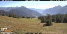Archiv Foto Webcam Blick von Mecki&#39;s Alm Hütte auf der Faschingalm 11:00