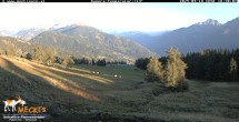 Archiv Foto Webcam Blick von Mecki&#39;s Alm Hütte auf der Faschingalm 17:00