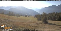 Archiv Foto Webcam Blick von Mecki&#39;s Alm Hütte auf der Faschingalm 08:00