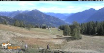 Archiv Foto Webcam Blick von Mecki&#39;s Alm Hütte auf der Faschingalm 13:00
