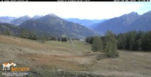 Archiv Foto Webcam Blick von Mecki&#39;s Alm Hütte auf der Faschingalm 15:00