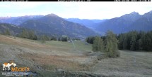 Archiv Foto Webcam Blick von Mecki&#39;s Alm Hütte auf der Faschingalm 17:00