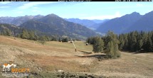 Archiv Foto Webcam Blick von Mecki&#39;s Alm Hütte auf der Faschingalm 13:00