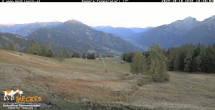 Archiv Foto Webcam Blick von Mecki&#39;s Alm Hütte auf der Faschingalm 17:00