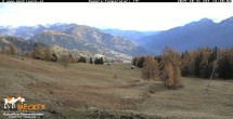 Archiv Foto Webcam Blick von Mecki&#39;s Alm Hütte auf der Faschingalm 13:00