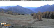 Archiv Foto Webcam Blick von Mecki&#39;s Alm Hütte auf der Faschingalm 15:00