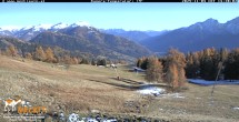 Archiv Foto Webcam Blick von Mecki&#39;s Alm Hütte auf der Faschingalm 13:00