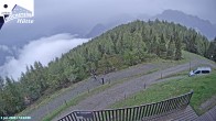 Archiv Foto Webcam Sicht von der Hochsteinhütte auf 2057 Meter 13:00