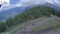 Archiv Foto Webcam Sicht von der Hochsteinhütte auf 2057 Meter 13:00