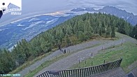 Archiv Foto Webcam Sicht von der Hochsteinhütte auf 2057 Meter 08:00