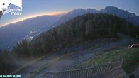Archiv Foto Webcam Sicht von der Hochsteinhütte auf 2057 Meter 05:00