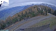 Archiv Foto Webcam Sicht von der Hochsteinhütte auf 2057 Meter 09:00