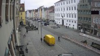 Archiv Foto Webcam Landshut: Blick vom Rathaus auf die Residenz 04:00