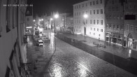 Archiv Foto Webcam Landshut: Blick vom Rathaus auf die Residenz 18:00
