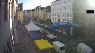 Archiv Foto Webcam Landshut: Blick vom Rathaus auf die Residenz 17:00