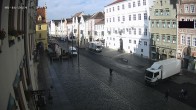 Archiv Foto Webcam Landshut: Blick vom Rathaus auf die Residenz 07:00