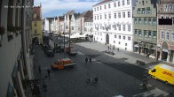 Archiv Foto Webcam Landshut: Blick vom Rathaus auf die Residenz 09:00