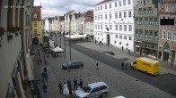 Archiv Foto Webcam Landshut: Blick vom Rathaus auf die Residenz 09:00