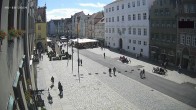 Archiv Foto Webcam Landshut: Blick vom Rathaus auf die Residenz 13:00