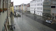 Archiv Foto Webcam Landshut: Blick vom Rathaus auf die Residenz 08:00