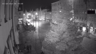 Archiv Foto Webcam Landshut: Blick vom Rathaus auf die Residenz 23:00