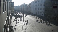 Archiv Foto Webcam Landshut: Blick vom Rathaus auf die Residenz 14:00