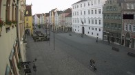Archiv Foto Webcam Landshut: Blick vom Rathaus auf die Residenz 19:00