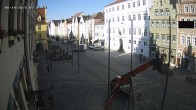 Archiv Foto Webcam Landshut: Blick vom Rathaus auf die Residenz 07:00