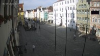Archiv Foto Webcam Landshut: Blick vom Rathaus auf die Residenz 07:00