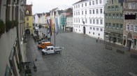 Archiv Foto Webcam Landshut: Blick vom Rathaus auf die Residenz 07:00