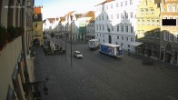 Archiv Foto Webcam Landshut: Blick vom Rathaus auf die Residenz 05:00