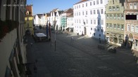 Archiv Foto Webcam Landshut: Blick vom Rathaus auf die Residenz 07:00