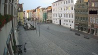 Archiv Foto Webcam Landshut: Blick vom Rathaus auf die Residenz 19:00