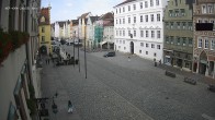 Archiv Foto Webcam Landshut: Blick vom Rathaus auf die Residenz 07:00