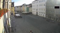 Archiv Foto Webcam Landshut: Blick vom Rathaus auf die Residenz 17:00